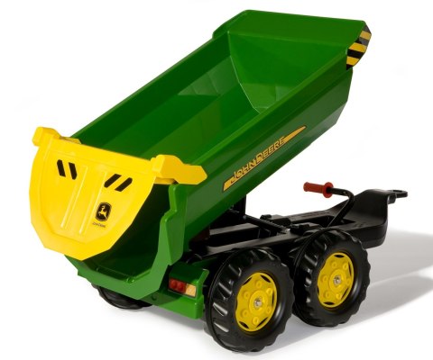 Rolly Toys 122165 Przyczepa Rolly Halfpipe półwywrotka John Deere 2-osie Rolly Toys 122165 Przyczepa Rolly Halfpipe półwywrotka John Deere 2-osie