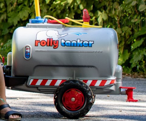Rolly Toys 122776 Cysterna Rolly Tanker z pompą i sikawką Szara 1-oś Rolly Toys 122776 Cysterna Rolly Tanker z pompą i sikawką Szara 1-oś