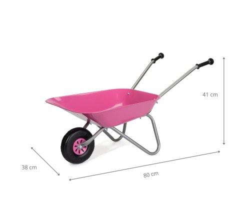 Rolly Toys 274802 Taczka Metalowa rózowa Rolly Toys 274802 Taczka Metalowa rózowa