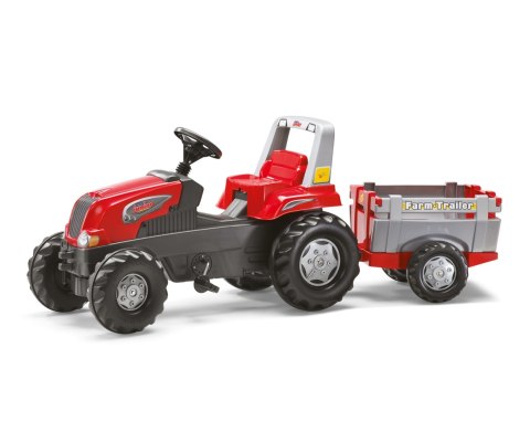 Rolly Toys 800261 Traktor Rolly Junior RT z przyczepą Czerwony Rolly Toys 800261 Traktor Rolly Junior RT z przyczepą Czerwony
