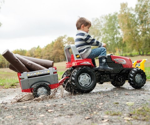Rolly Toys 800261 Traktor Rolly Junior RT z przyczepą Czerwony Rolly Toys 800261 Traktor Rolly Junior RT z przyczepą Czerwony