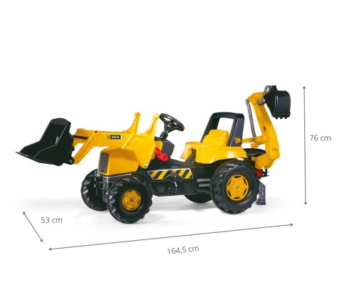 Rolly Toys 812004 Traktor Rolly Junior JCB z łyżką i przyczepą Rolly Toys 812004 Traktor Rolly Junior JCB z łyżką i przyczepą