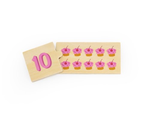 Viga 44748 Zestaw puzzli - dopasuj liczby Viga 44748 Zestaw puzzli - dopasuj liczby