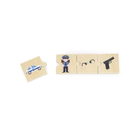 Viga 44749 Zestaw puzzli - dopasuj zawody z narzędziami Viga 44749 Zestaw puzzli - dopasuj zawody z narzędziami