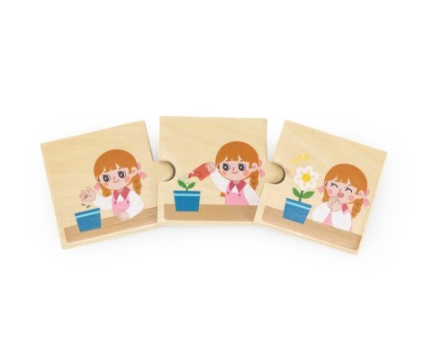 Viga 44750 Zestaw puzzli z sekwencjami logicznymi - czynności Viga 44750 Zestaw puzzli z sekwencjami logicznymi - czynności