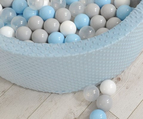 Suchy basen minky H-30 cm z piłkami 200szt.- misty blue Suchy basen minky H-30 cm z piłkami 200szt.- misty blue