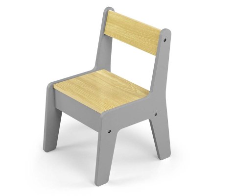 Milly Mally Zestaw mebli Olaf Blocks - Stolik i dwa krzesełka Dark Grey Milly Mally Zestaw mebli Olaf Blocks - Stolik i dwa krzesełka Dark Grey