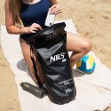 NC17103 KARIMATA SKŁADANA TURYSTYCZNA Z PODBICIEM ALUMINIOWYM + XPE 195 CM CZARNA NILS CAMP