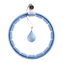 ZESTAW HULA HOP MAGNETYCZNY BLUE HHM15 Z LICZNIKIEM HMS + PAS BR163 BLACK PLUS SIZE