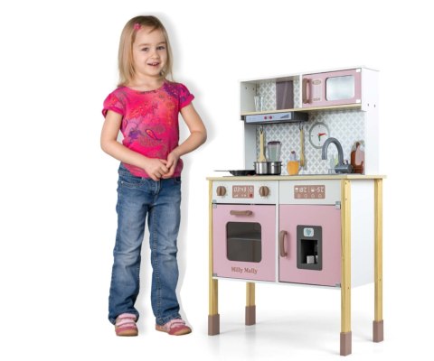 Milly Mally Drewniana kuchnia Bjorn - Pink Milly Mally Drewniana kuchnia Bjorn - Pink