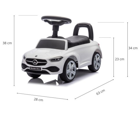 Milly Mally Pojazd MERCEDES C-Class S White Milly Mally Pojazd MERCEDES C-Class S White