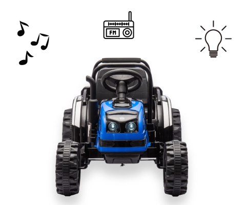 Milly Mally Pojazd na akumulator Traktor z przyczepą Farmer Blue Milly Mally Pojazd na akumulator Traktor z przyczepą Farmer Blue