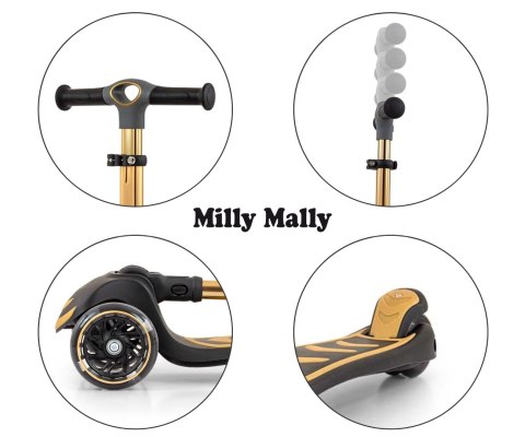 Milly Mally Scooter Boogie Golden Milly Mally Scooter Boogie Golden