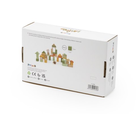 Viga 44230 PolarB Drewniane klocki 50 elementów Viga 44230 PolarB Drewniane klocki 50 elementów