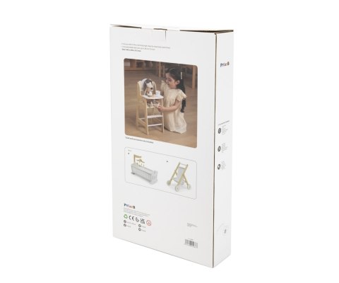 Viga 44237 PolarB Drewniane Krzesełko dla lalek Viga 44237 PolarB Drewniane Krzesełko dla lalek