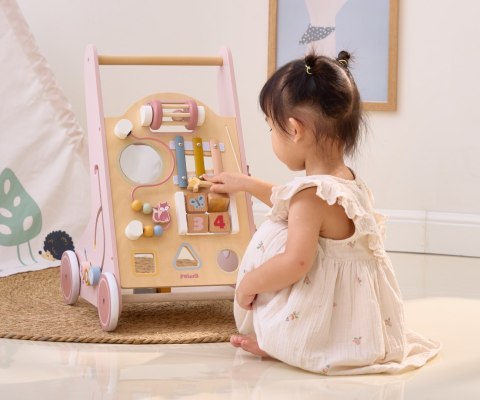 Viga 44259 PolarB Edukacyjny chodzik dla dzieci - pink Viga 44259 PolarB Edukacyjny chodzik dla dzieci - pink