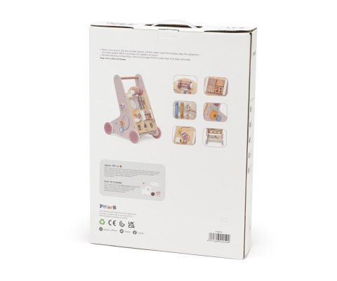 Viga 44259 PolarB Edukacyjny chodzik dla dzieci - pink Viga 44259 PolarB Edukacyjny chodzik dla dzieci - pink