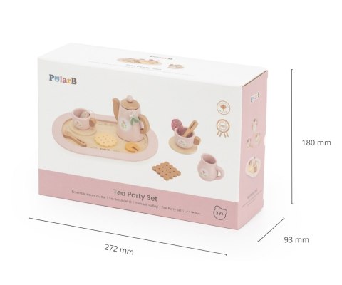Viga 44267 PolarB Drewniany zestaw do kawy i herbaty - pink Viga 44267 PolarB Drewniany zestaw do kawy i herbaty - pink