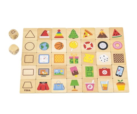 Viga 44506 Puzzle - zestaw do nauki kształtów Viga 44506 Puzzle - zestaw do nauki kształtów
