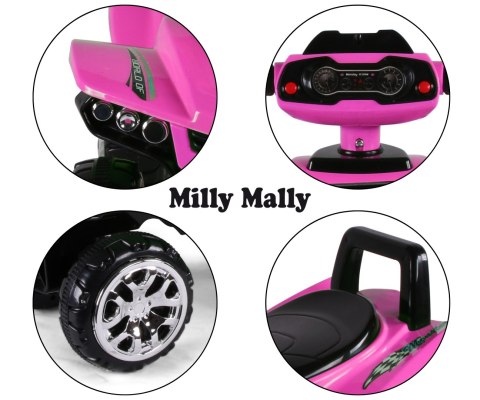 Milly Mally Pojazd Monster Black Pink Milly Mally Pojazd Monster Black Pink