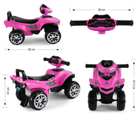 Milly Mally Pojazd Monster Black Pink Milly Mally Pojazd Monster Black Pink