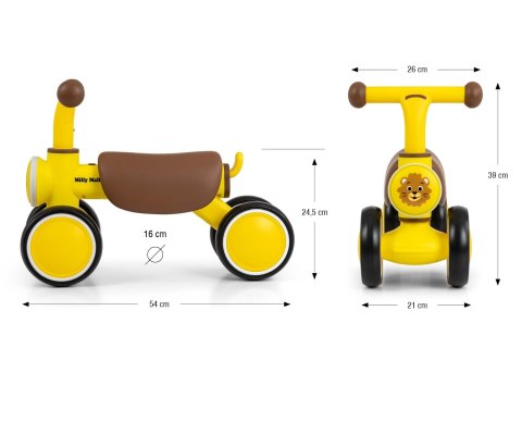 Milly Mally Pojazd York Yellow Milly Mally Pojazd York Yellow