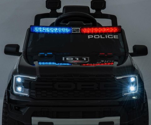 Milly Mally Pojazd na akumulator Ford Ranger Police Black Milly Mally Pojazd na akumulator Ford Ranger Police Black