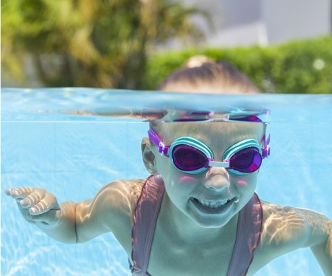 Bestway 21002 Aqua Burst Essential Okulary do pływania Fioletowe Bestway 21002 Aqua Burst Essential Okulary do pływania Fioletowe