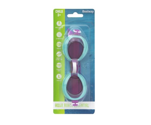 Bestway 21002 Aqua Burst Essential Okulary do pływania Fioletowe Bestway 21002 Aqua Burst Essential Okulary do pływania Fioletowe