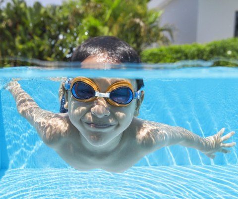 Bestway 21002 Aqua Burst Essential Okulary do pływania Niebieskie Bestway 21002 Aqua Burst Essential Okulary do pływania Niebieskie