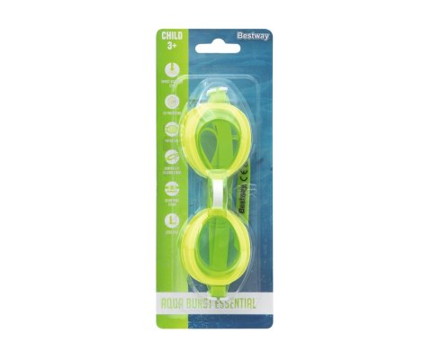 Bestway 21002 Aqua Burst Essential Okulary do pływania Zielone Bestway 21002 Aqua Burst Essential Okulary do pływania Zielone