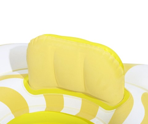 Bestway 32298 Siedzisko do nauki pływania Kwadrat Swim Safer Comfort Plush Zółte fale 76cm x 76cm Bestway 32298 Siedzisko do nauki pływania Kwadrat Swim Safer Comfort Plush Zółte fale 76cm x 76cm