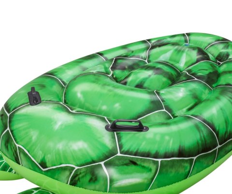 Bestway 41524 Dmuchany Żółw materac z uchwytami 1.50m x 1.45m Bestway 41524 Dmuchany Żółw materac z uchwytami 1.50m x 1.45m