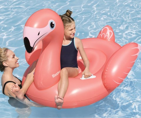 Bestway 41525 Dmuchany Flaming do pływania 1.38m x 1.07m Bestway 41525 Dmuchany Flaming do pływania 1.38m x 1.07m