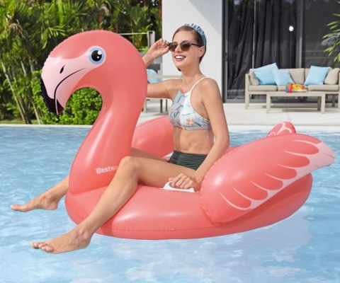 Bestway 41526 Dmuchany Flaming do pływania 1.68m x 1.2m Bestway 41526 Dmuchany Flaming do pływania 1.68m x 1.2m