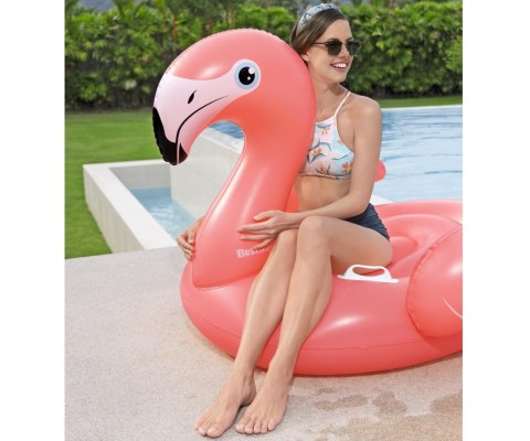 Bestway 41526 Dmuchany Flaming do pływania 1.68m x 1.2m Bestway 41526 Dmuchany Flaming do pływania 1.68m x 1.2m