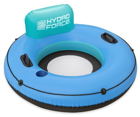 Bestway 43108 Koło do pływania z oparciem Hydro Force Whitecap Rider Niebieskie 1.19m Bestway 43108 Koło do pływania z oparciem Hydro Force Whitecap Rider Niebieskie 1.19m