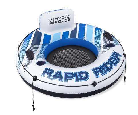 Bestway 43116 Koło do pływania z oparciem Hydro Force Rapid Rider Niebieskie 1.35m Bestway 43116 Koło do pływania z oparciem Hydro Force Rapid Rider Niebieskie 1.35m