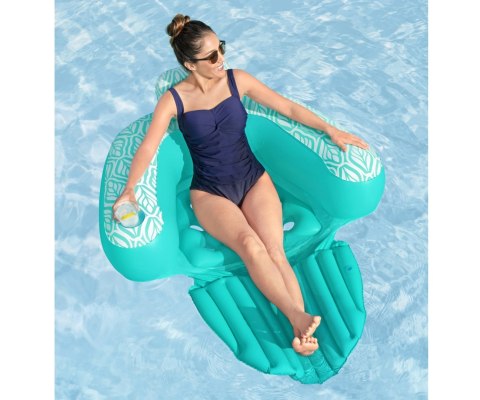 Bestway 43719 Fotel Leżak do pływania z oparciem Miętowy 1.45m x 1.2m Bestway 43719 Fotel Leżak do pływania z oparciem Miętowy 1.45m x 1.2m