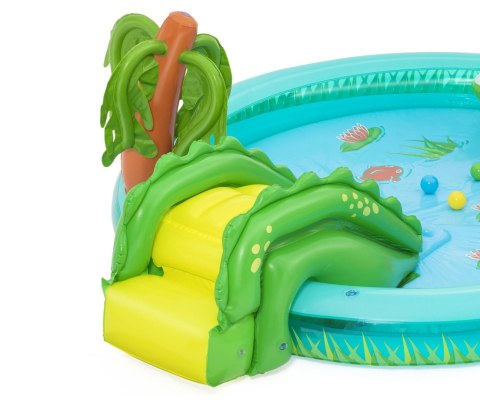 Bestway 53166 Wodny plac zabaw Zatoka krokodyli 2.24m x 1.81m x 72cm Bestway 53166 Wodny plac zabaw Zatoka krokodyli 2.24m x 1.81m x 72cm