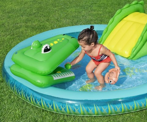 Bestway 53166 Wodny plac zabaw Zatoka krokodyli 2.24m x 1.81m x 72cm Bestway 53166 Wodny plac zabaw Zatoka krokodyli 2.24m x 1.81m x 72cm