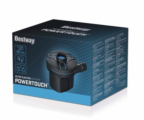 Bestway 62255 Pompka elektryczna do materaca PowerTouch AC DC Bestway 62255 Pompka elektryczna do materaca PowerTouch AC DC