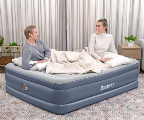 Bestway 6713I Materac dmuchany turystyczny z wbudowaną pompą powietrza Tritech Queen 2.03m x 1.52m x Bestway 6713I Materac dmuchany turystyczny z wbudowaną pompą powietrza Tritech Queen 2.03m x 1.52m x