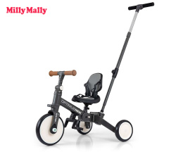 Milly Mally Rowerek 5w1 Optimus Max Dark Grey