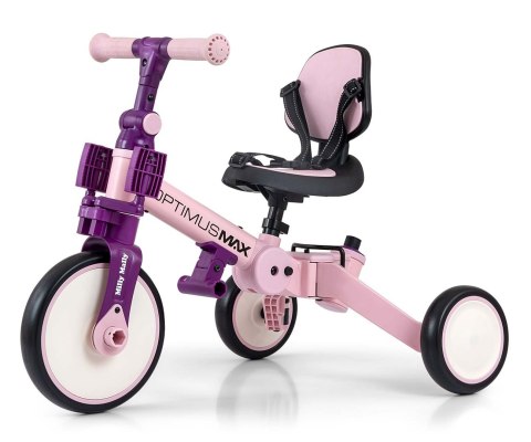 Milly Mally Rowerek 5w1 Optimus Max Pink Milly Mally Rowerek 5w1 Optimus Max Pink