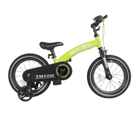 Qplay Rowerek Dziecięcy - Rowerek Biegowy Miniby 14 cali Green Qplay Rowerek Dziecięcy - Rowerek Biegowy Miniby 14 cali Green