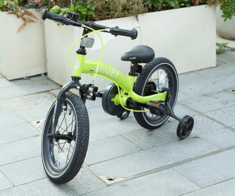 Qplay Rowerek Dziecięcy - Rowerek Biegowy Miniby 14 cali Green Qplay Rowerek Dziecięcy - Rowerek Biegowy Miniby 14 cali Green