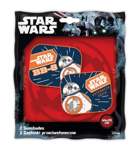 ZASŁONKI BOCZNE 2 SZT 44*35CM STAR WARS BB8 ZASŁONKI BOCZNE 2 SZT 44*35CM STAR WARS BB8
